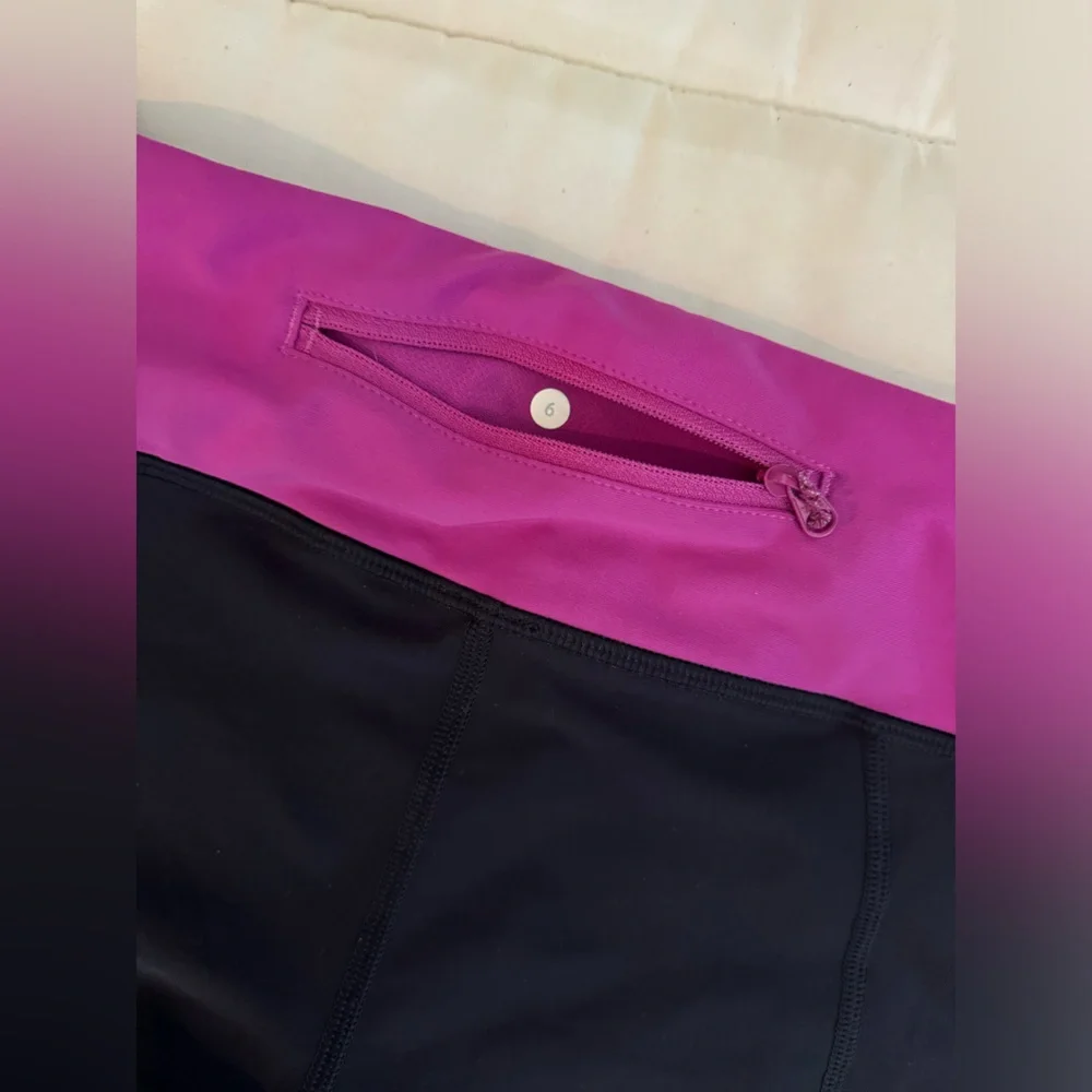 Lululemon tight stuff reflective tight grape black tender violet purple - Picture 9 of 15